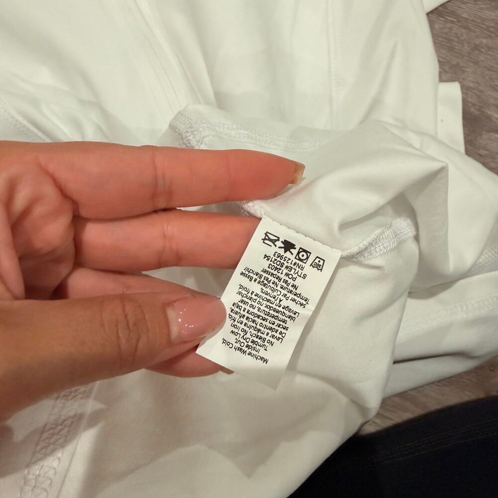 Beyond Yoga White Full ZIp Sweater Size Small - Picture 10 of 10